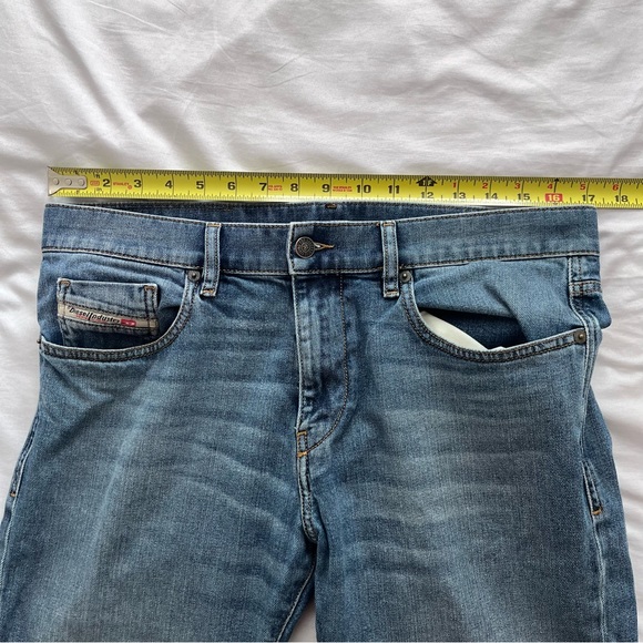 DIESEL D-Strukt Denim Jeans Size W33 L32 Blue Slim Fit Wash STRETCH - Picture 9 of 15